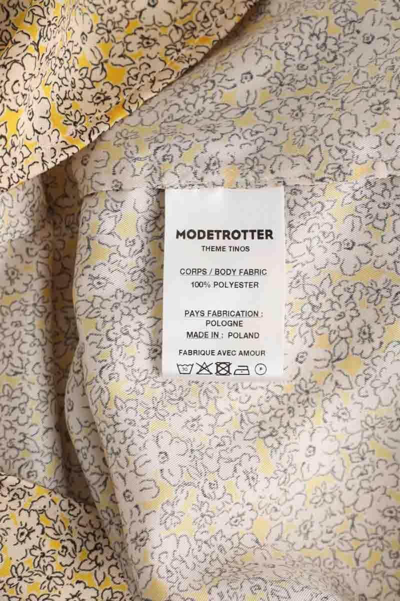 Blouse Modetrotter Jaune en Polyester
