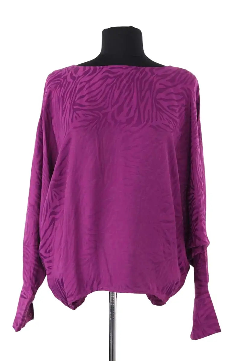 Blouse Modetrotter Juliane carmine Violet en Viscose, taille S - Seconde Main
