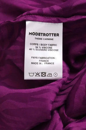 Blouse Modetrotter Juliane carmine Violet en Viscose