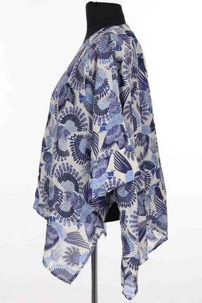 Blouse Momoni Bleu en Soie
