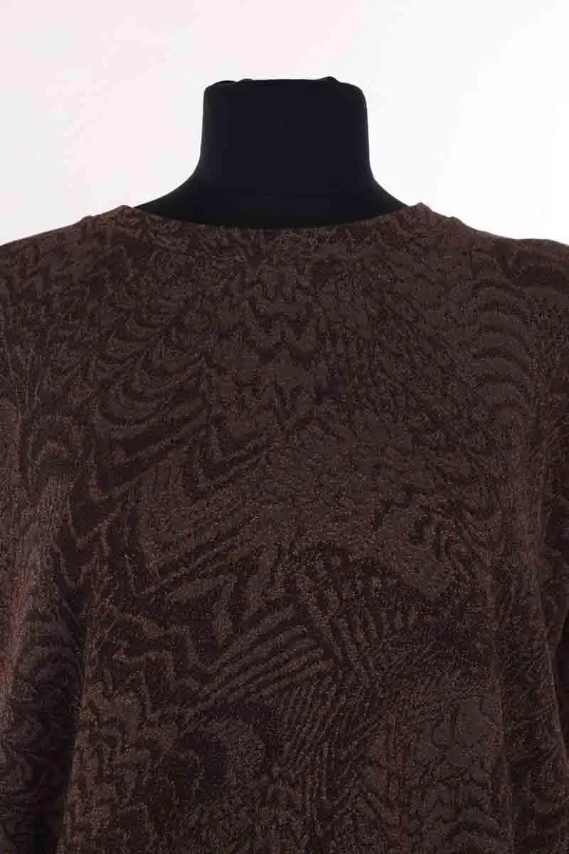 Blouse Momoni Marron en Viscose