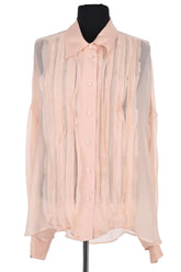 Blouse Momoni Rose en Soie, taille L - Seconde Main