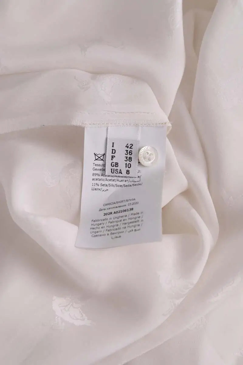 Blouse Moschino Beige en Soie