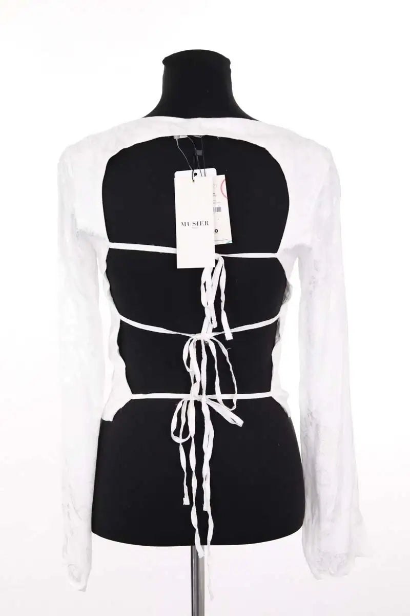 Blouse Musier Blanc en Viscose