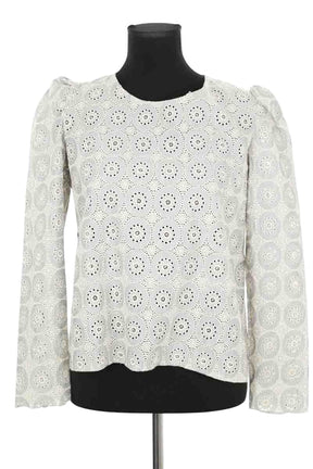 Blouse Navy Paris Bleu en Coton, taille XS - Seconde Main