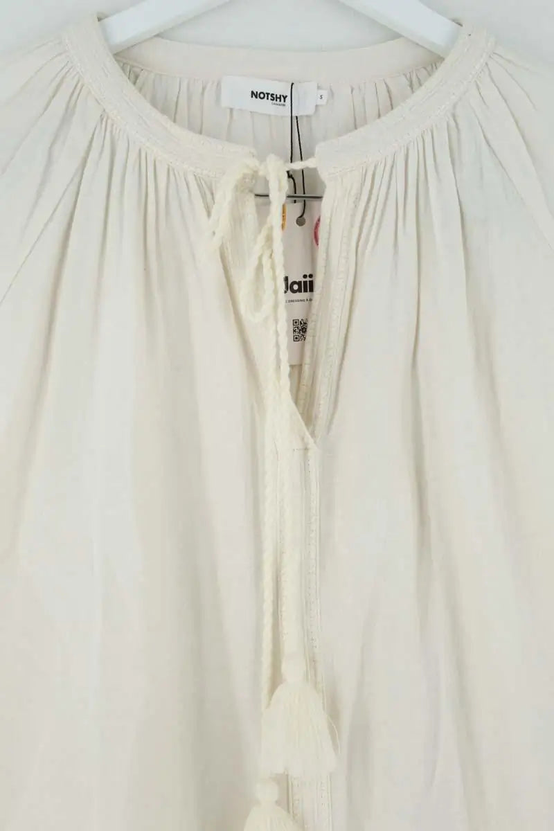 Blouse Notshy Beige en Coton