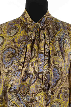 Blouse Oud Jaune en Soie
