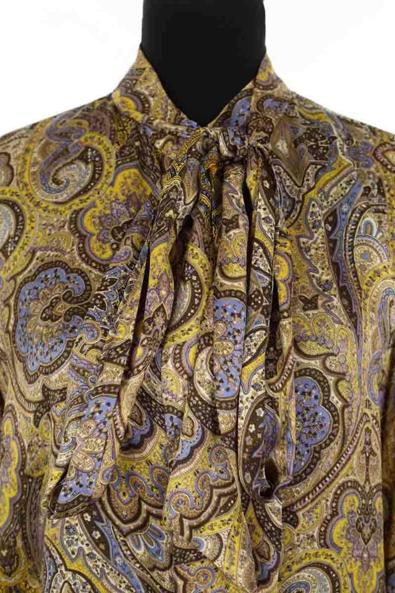 Blouse Oud Jaune en Soie