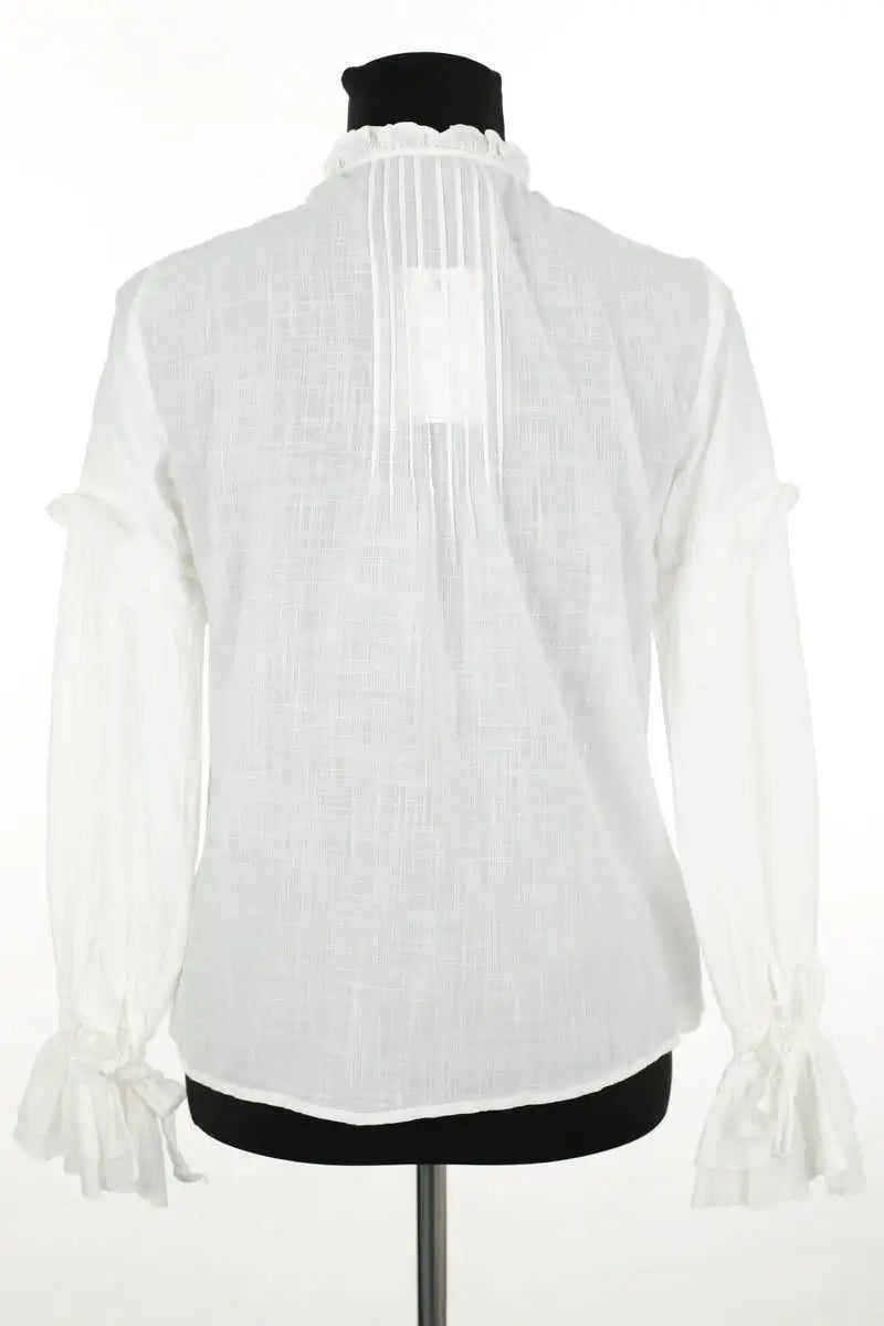 Blouse Paige Blanc en Coton