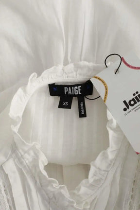 Blouse Paige Blanc en Coton