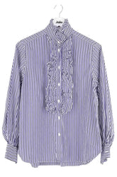 Blouse Parosh Bleu en Coton, taille S - Seconde Main