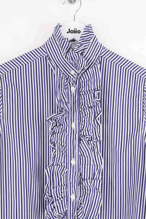 Blouse Parosh Bleu en Coton