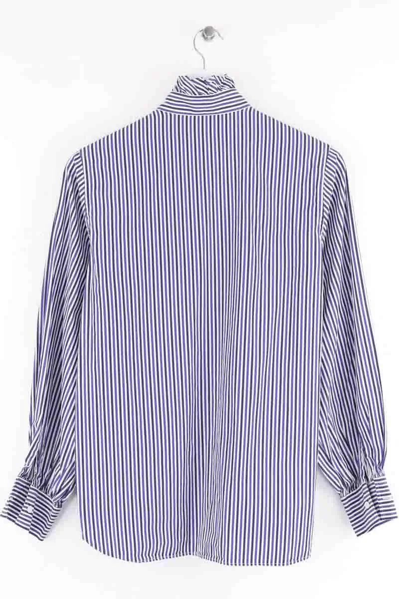 Blouse Parosh Bleu en Coton