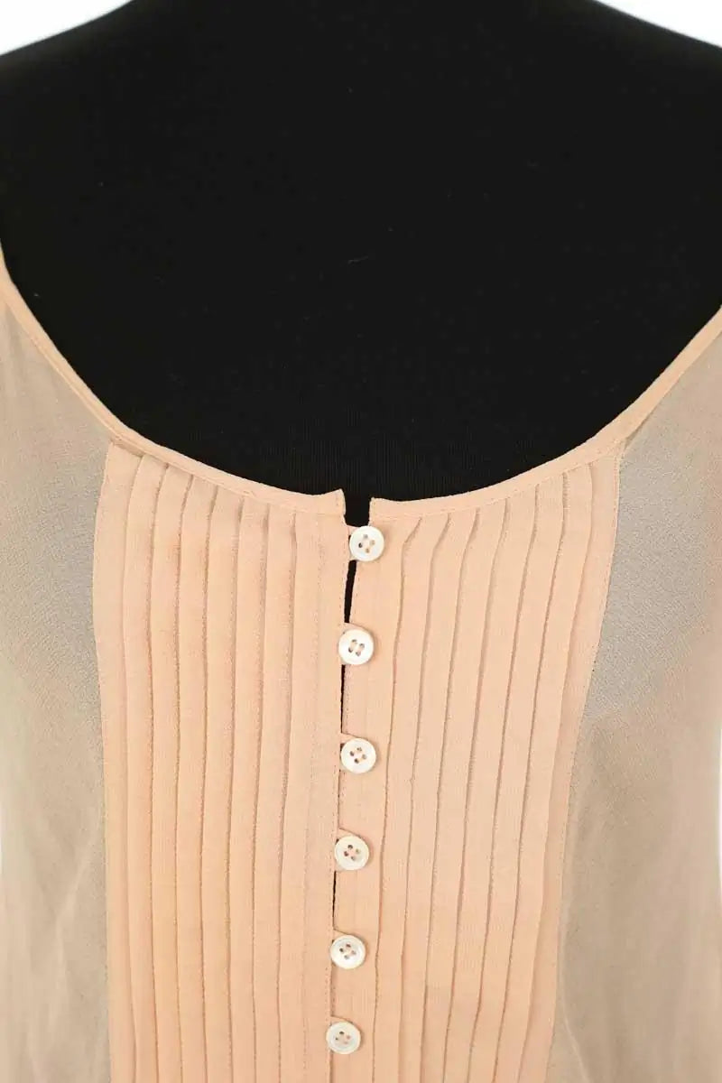 Blouse Paul & Joe Beige en Synthétique