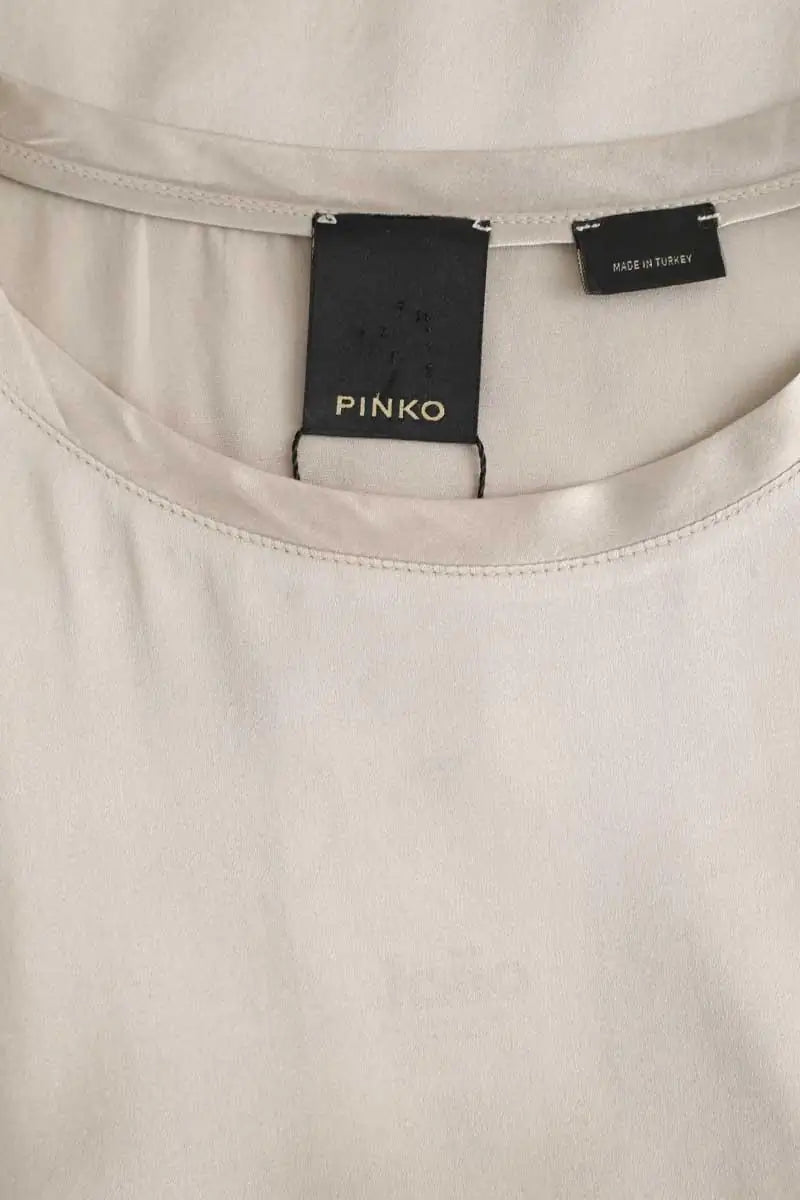 Blouse Pinko Gris en Soie