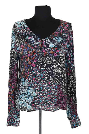 Blouse Pinko Noir en Viscose, taille S - Seconde Main