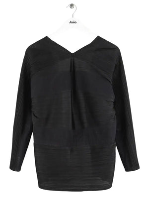 Blouse Pleats Please Noir en Synthétique, taille L - Seconde Main