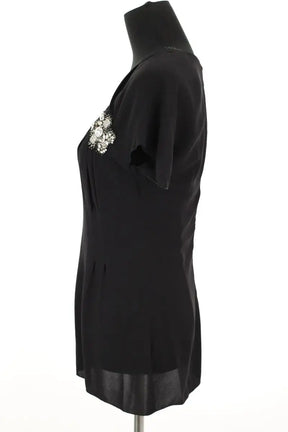 Blouse Prada Noir en Soie