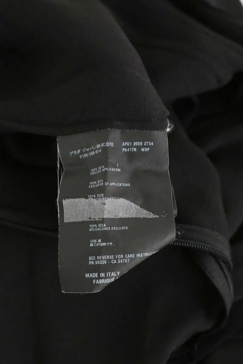 Blouse Prada Noir en Soie