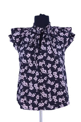 Blouse Ralph Lauren Noir en Coton, taille XS - Seconde Main