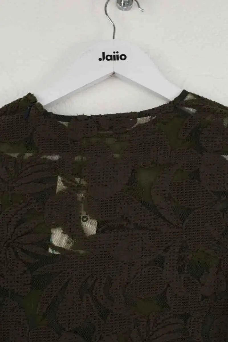 Blouse Roseanna Kaki en Polyamide