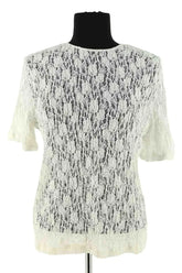 Blouse Roseanna Kristen Blanc en Synthétique, taille S - Seconde Main