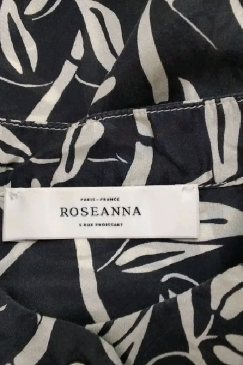 Blouse Roseanna Marine en Soie