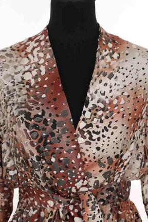 Blouse Roseanna Marron en Viscose