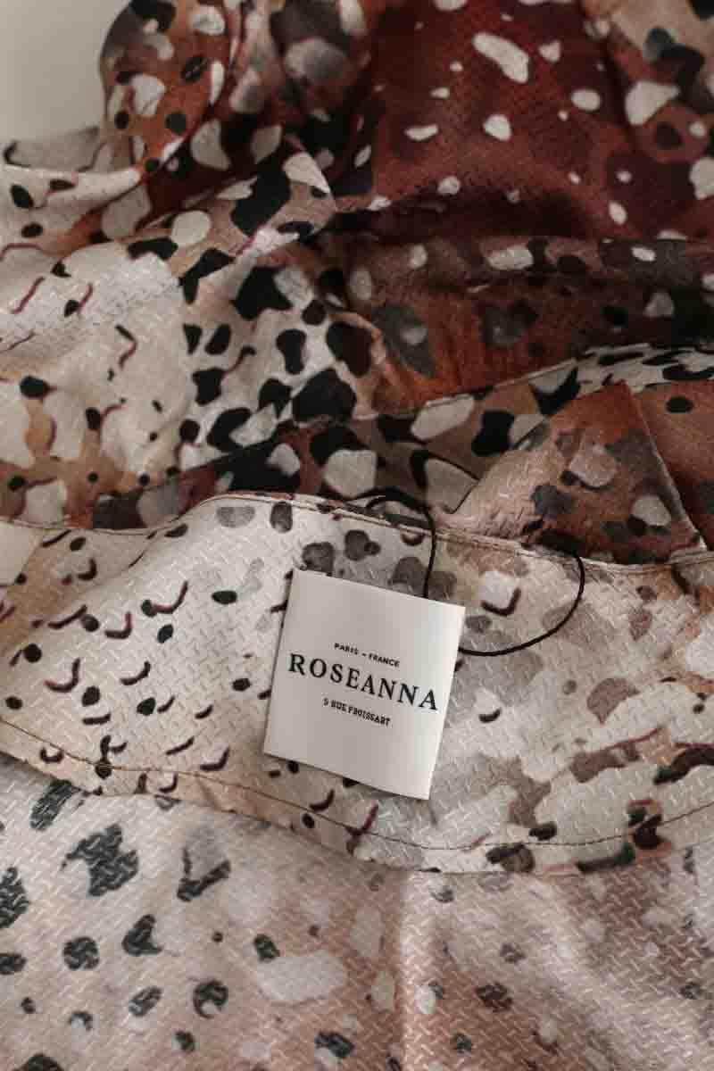 Blouse Roseanna Marron en Viscose