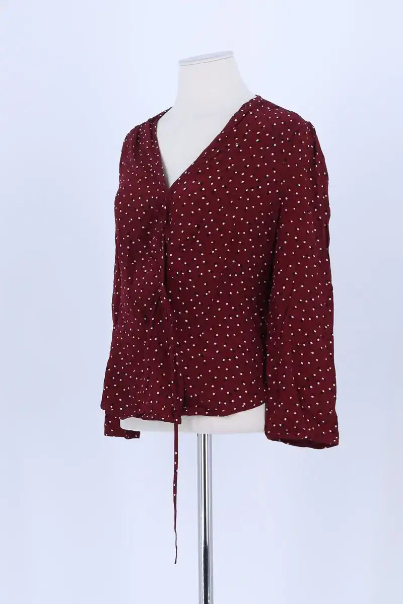 Blouse Rouje Bordeaux en Viscose