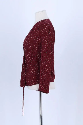Blouse Rouje Bordeaux en Viscose
