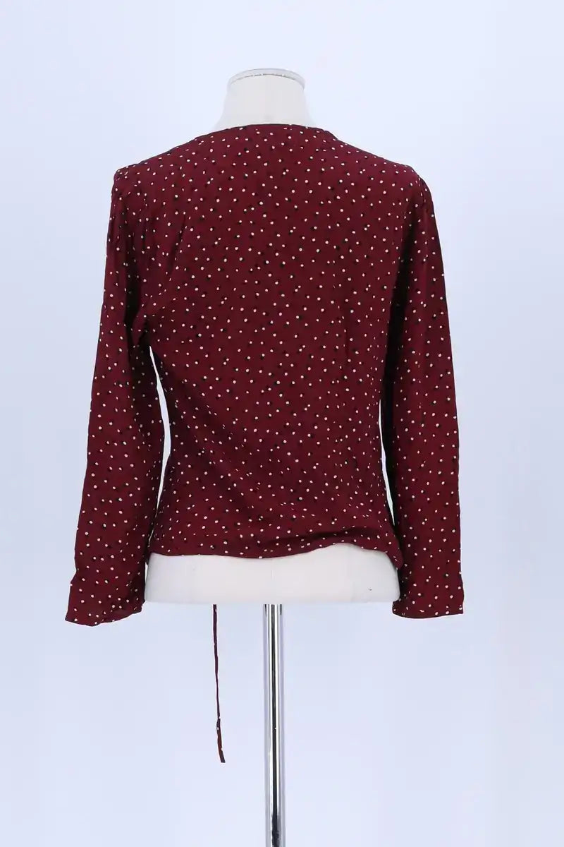 Blouse Rouje Bordeaux en Viscose