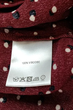 Blouse Rouje Bordeaux en Viscose