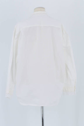 Blouse Sandro Blanc en Coton
