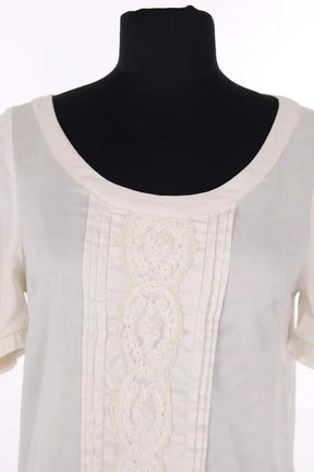 Blouse Sandro Blanc en Coton