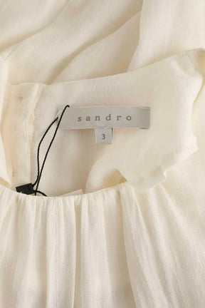 Blouse Sandro Blanc en Polyester