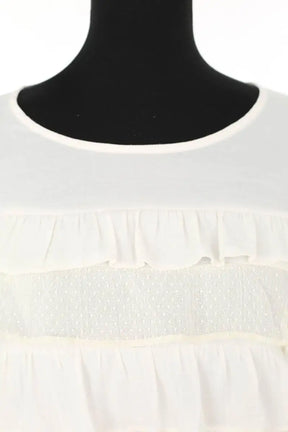 Blouse Sandro Blanc en Polyester