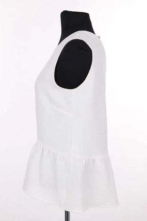 Blouse Sandro Blanc en Synthétique