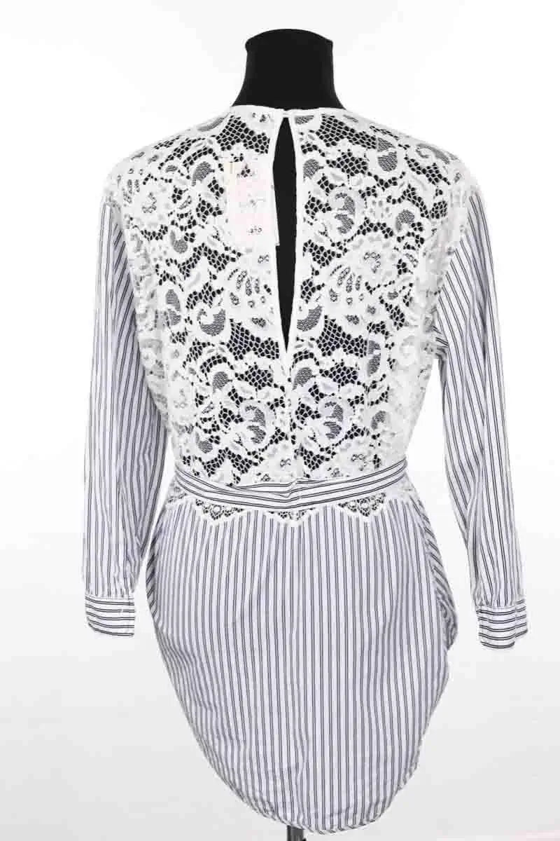 Blouse Sandro Bleu en Coton