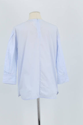 Blouse Sandro Bleu en Coton