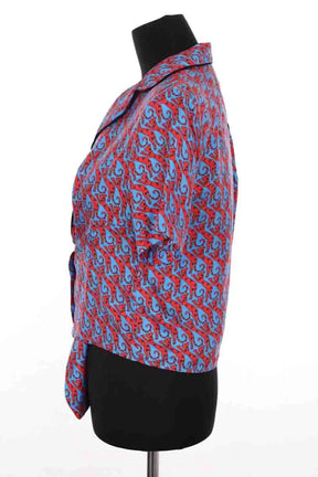 Blouse Sandro Bleu en Soie