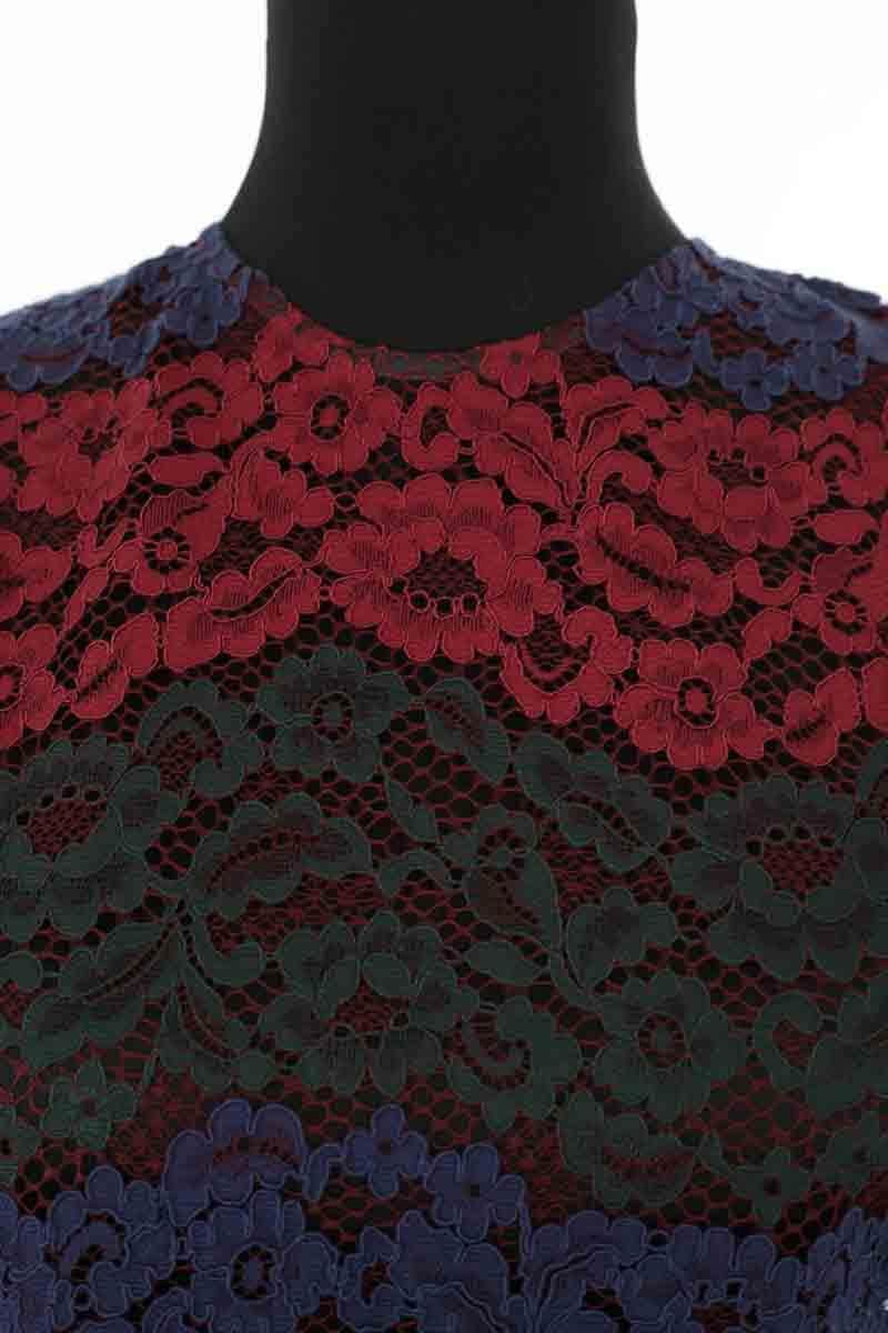 Blouse Sandro Bordeaux en Polyamide