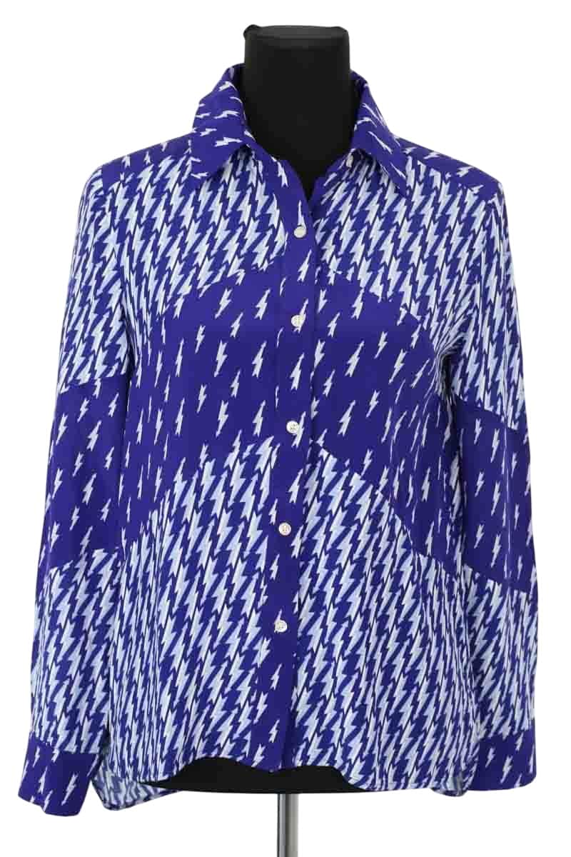 Blouse Sandro Marine en Viscose, taille S - Seconde Main