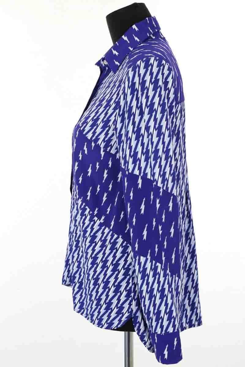 Blouse Sandro Marine en Viscose