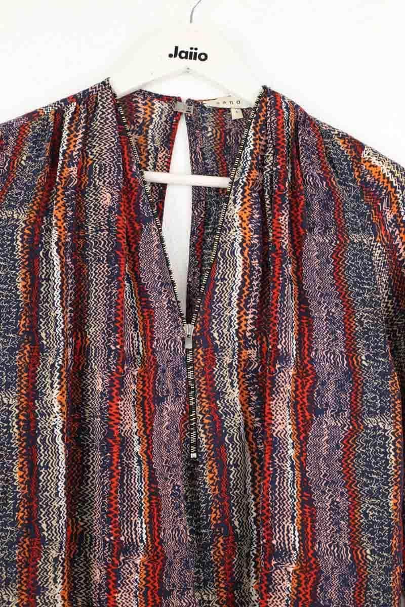 Blouse Sandro Multicolore en Soie