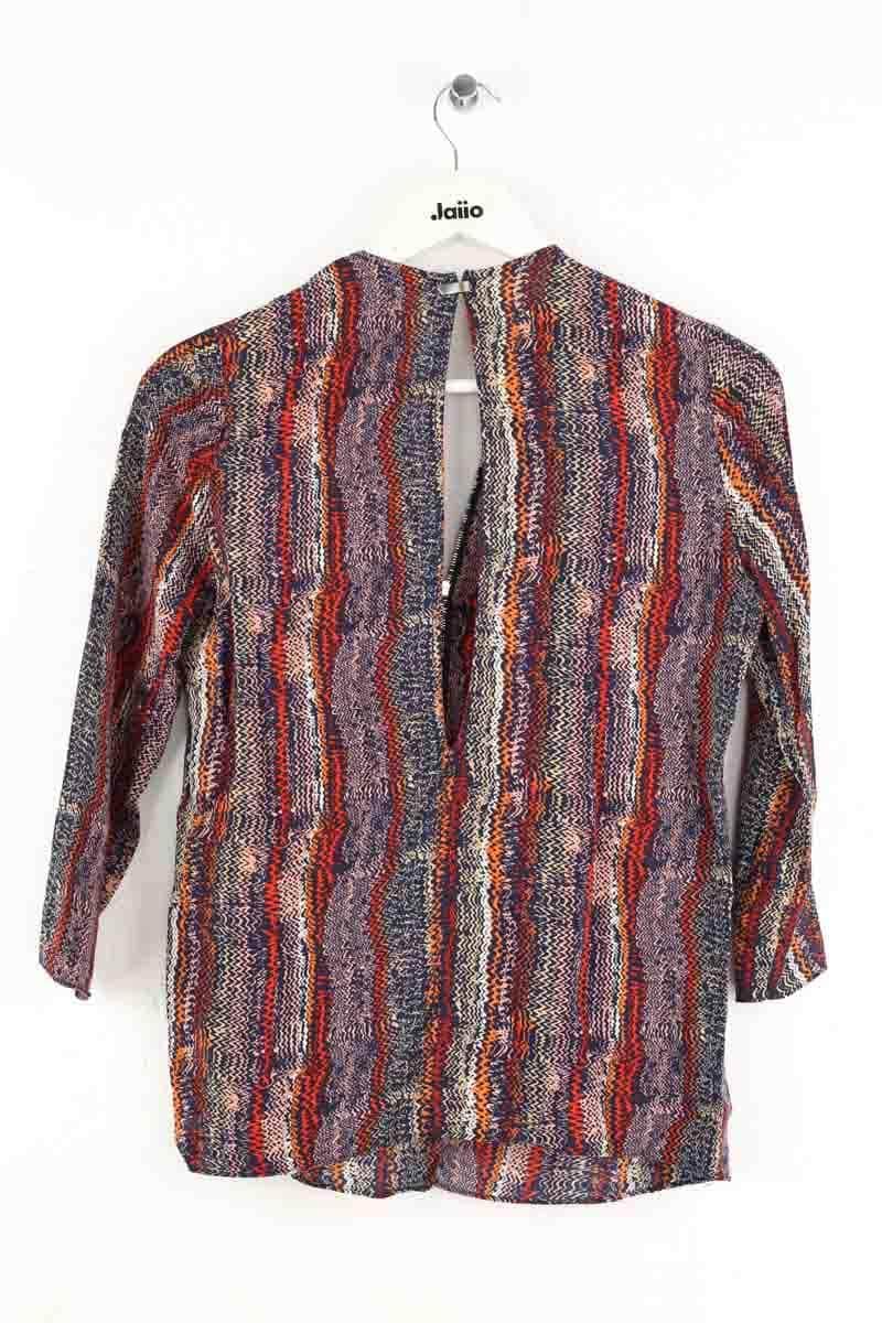 Blouse Sandro Multicolore en Soie