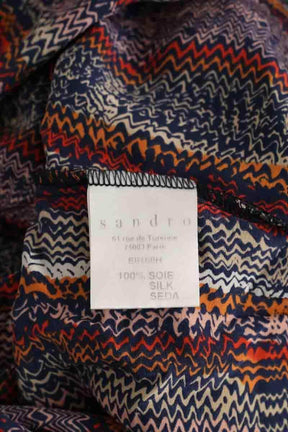 Blouse Sandro Multicolore en Soie