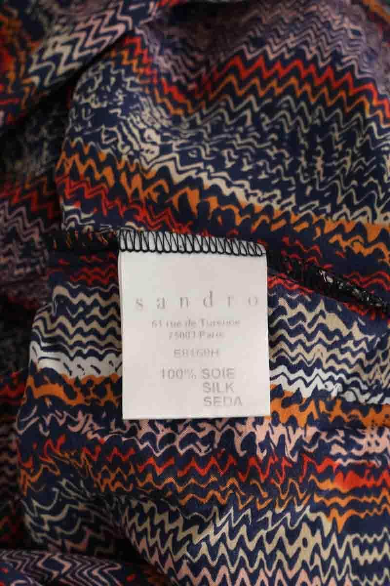 Blouse Sandro Multicolore en Soie