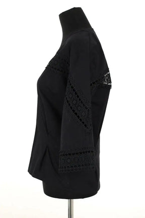 Blouse Sandro Noir en Coton