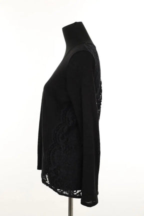 Blouse Sandro Noir en Lin